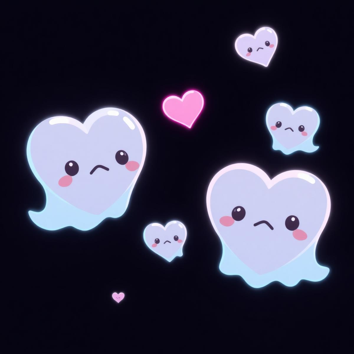 The Plain Hearts. original Crave Happy character